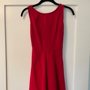 RED BACKLESS COCKTAIL LULU'S DRESS - SIZE S